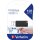 USB 2.0 Stick Verbatim, 128GB Speicher, PinStripe, Schiebemechanismus