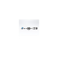 ATEN CV211 Konsolenadapter f&uuml;r Laptop, USB, VGA, schwarz