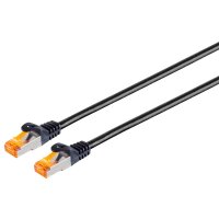 Patchkabel Cat.6a S/FTP Outdoor schwarz