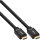 InLine&reg; HDMI-High Speed Kabel mit Ethernet, ST / ST, aktiv, schwarz / gold, 30m