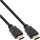 50er B-Pack InLine&reg; HDMI Kabel, Highspeed+Ethernet, Premium, ST/ST, schwarz, 1m
