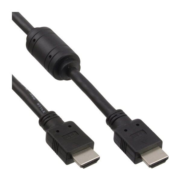 HDMI Kabel HDMI-High Speed ST / ST schwarz mit Ferrit