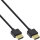HDMI Superslim Kabel A an A HS mit Eth. Premium schwarz / gold