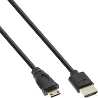 HDMI Superslim Kabel A an C HS mit Eth. Premium schwarz /...