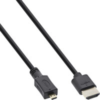 HDMI Superslim Kabel A an D HS mit Eth. Premium schwarz /...