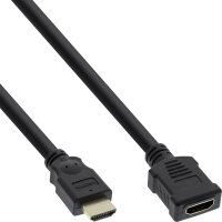HDMI Verl. HDMI-High Speed ST / BU schwarz vergoldete...