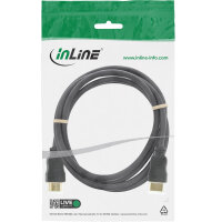HDMI-High Speed Kabel mit Ethernet ST / ST schwarz / gold