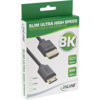 Slim Ultra High Speed HDMI Kabel 8K4K A St. / C St. (Mini)