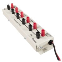 Netzger&auml;t-Verteilerleiste McPower NVT-620, 1x ein, 6 Ausg&auml;nge, 20 A max., DC