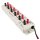 Netzger&auml;t-Verteilerleiste McPower NVT-620, 1x ein, 6 Ausg&auml;nge, 20 A max., DC