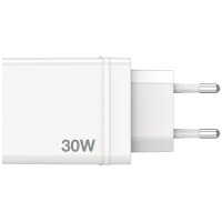 Ladeadapter Verbatim CHR-30EU2, 30W, wei&szlig;, 2xUSB-A,...