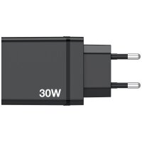 Ladeadapter Verbatim CHR-30EU1, 30W, schwarz, 2xUSB-A,...