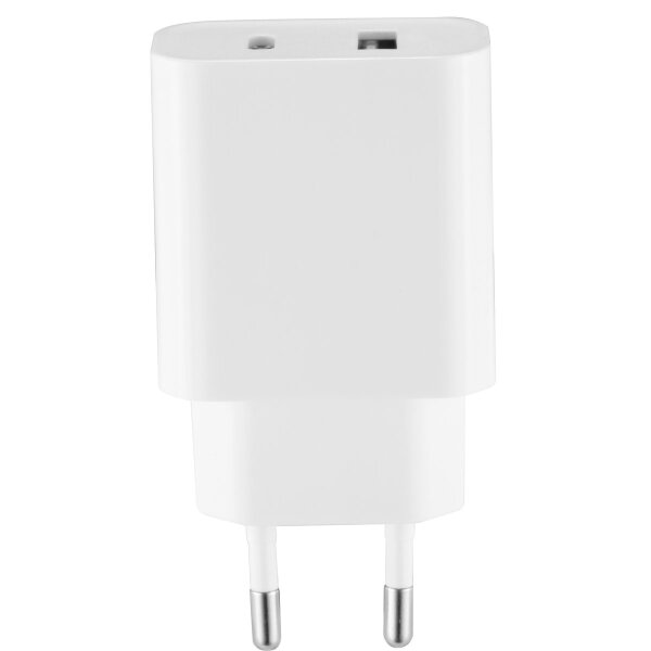USB-Schnellladeger&auml;t McPower, 20W, 1x USB-C PowerDelivery, 1x USB-A