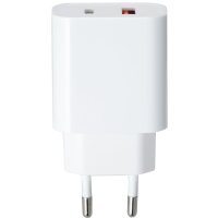 USB-Schnellladeger&auml;t McPower, 20W, 1x USB-C PowerDelivery, 1x USB-A
