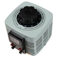 Ringkern-Stelltrafo McPower V-2000, 0-250 V, 2 A, 500 W, NICHT galvanisch getrennt