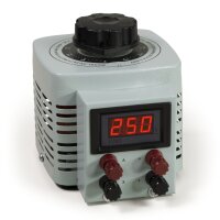 Ringkern-Stelltrafo McPower V-2000 LED, 0-250 V, 2 A, 500...