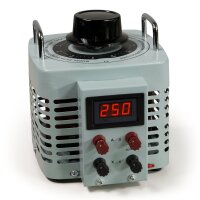 Ringkern-Stelltrafo McPower V-8000 LED, 0-250 V, 8 A,...