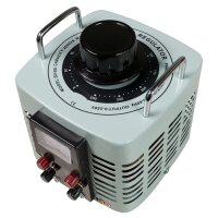 Ringkern-Stelltrafo McPower V-8000, 0-250 V, 8 A, 2.000 W, NICHT galvanisch getrennt
