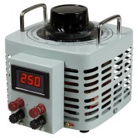 Ringkern-Stelltrafo McPower V-4000 LED, 0-250 V, 4 A,...