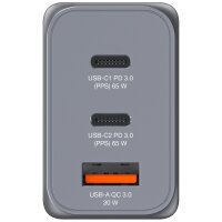 Ladeadapter Verbatim, Universal, GNC-65, GaN, 65W,grau,...