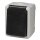 Feuchtraum Steckdose McPower Taff, 250V~/16A, IP44, AP, grau
