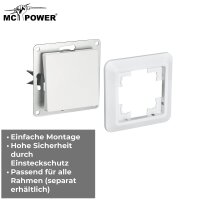 Taster McPower Cup 250V~/10A, UP, wei&szlig;