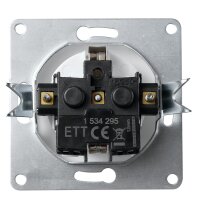 Schutzkontakt-Steckdose McPower Cup, 250V~/16A, UP, Steckanschluss, wei&szlig;
