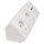 Steckdosenblock McPower Flair Aufbau, wei&szlig;, 2-fach Schutzkontakt + 2x USB