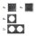 Schalter und Steckdosen Set McPower Flair Multimedia 18-teilig, anthrazit
