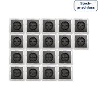 Schutzkontakt-Steckdose McPower Flair 250V~/16A, UP,...