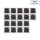 Schutzkontakt-Steckdose McPower Flair 250V~/16A, UP, Steckanschluss, 18er-Pack