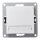 Taster McPower Flair mit Namensschild, 250V~/10A, UP, wei&szlig;