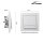 Taster McPower Flair mit Namensschild, 250V~/10A, UP, wei&szlig;