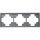 Rahmen McPower Shallow 3-fach, anthrazit
