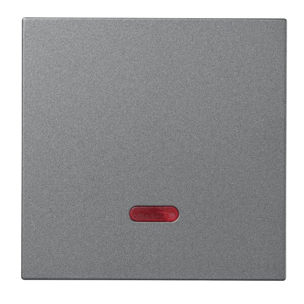 Schalter McPower Shallow 250V~/10A, UP, Orientierungsleuchte, Steckanschluss, anthrazit