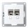 Netzwerk-Dose McPower Cup CAT6A, UP, vollgeschirmt