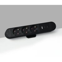 Tischsteckdose McPower SK-03AC 3x Steckdose, 2x USB-C...