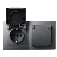 Steckdosen Set McPower Flair Beginner 2S-IP44, 3-teilig,...